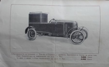 Automobilette Modelprogram 1913 Coignet + Ducruzel Carbrochure (0081)